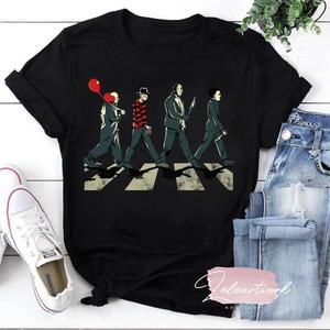 Horror Movie Characters Abbey Road Tshirt Abbey Road Shirt Horror Shirt